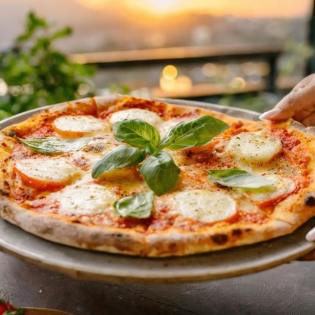 Marinara & Basil Pizza (14").