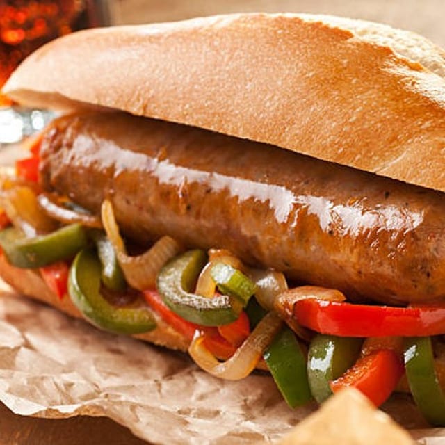 Italian Sausage Sandwich.